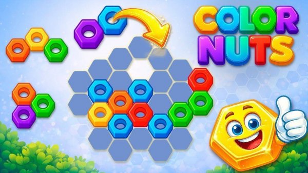 Color Nuts Puzzle Game