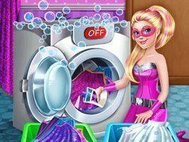 Superdoll Washing Capes Online Game