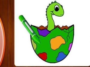 Dinosaurs Coloring Book Part I Online Game