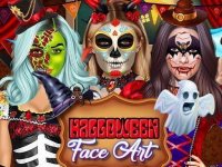 Halloween Face Paint Dress Up Game
