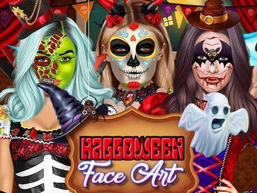 Halloween Face Art Online Game