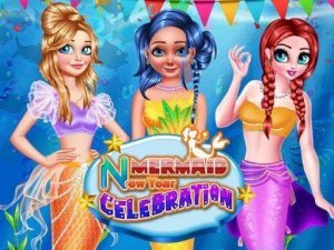 Mermaid New Year Celebration: Dress Up Game