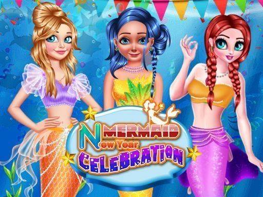 Mermaid New Year Celebration: Dress Up Game