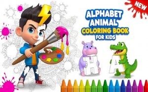 Alphacasual game Animal Coloring Book - Free Kids Coloring Game