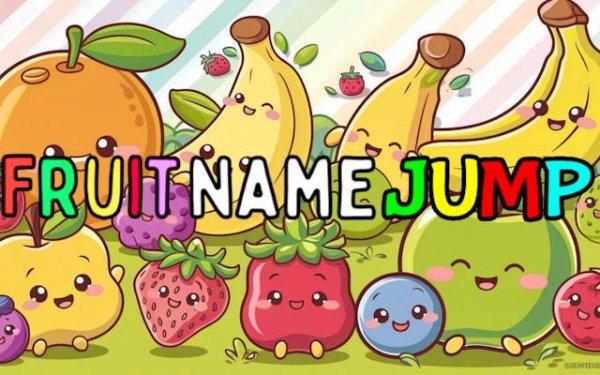 Fruit Name Jump: Kids Learning Game