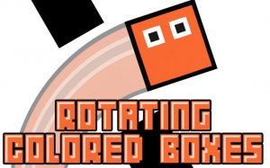 Rotating Colored Boxes - Orbital Arcade Game